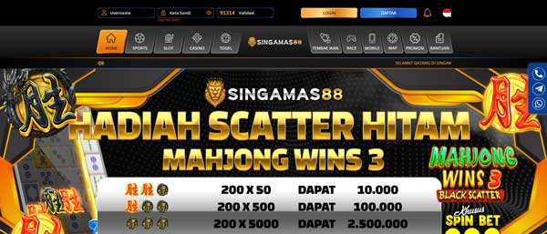 SINGAMAS88-Situs-Rekomendasi-Resmi-Terbaik